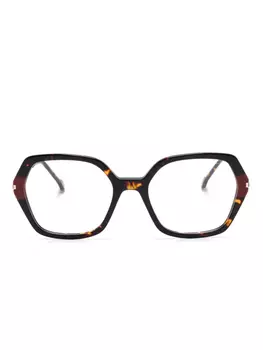 Очки в геометрической оправе Carolina Herrera, черный