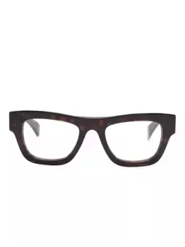 Очки в геометричной оправе Gucci Eyewear, черный