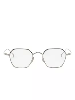 Очки в геометричной оправе Kame Mannen, серебряный