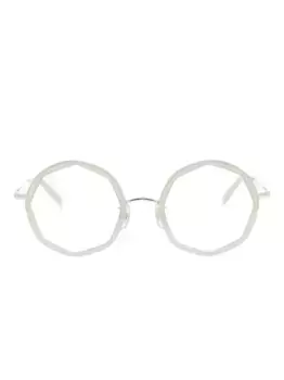 Очки в геометричной оправе Megane and Me, зеленый