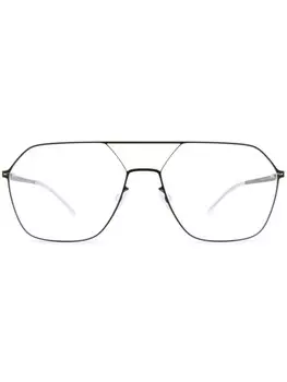 Очки в геометричной оправе Mykita, зеленый
