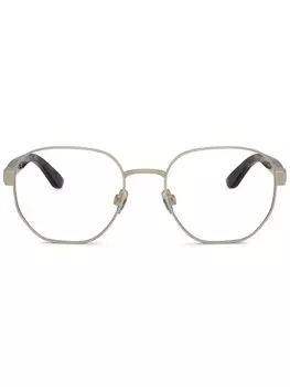 Очки в геометричной оправе Polo Ralph Lauren, золотой