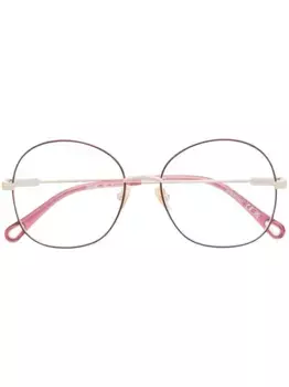 Очки в круглой оправе Chlo Eyewear, розовый
