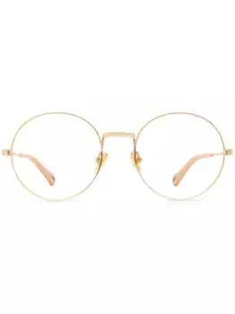 Очки в круглой оправе Chlo Eyewear, золотой