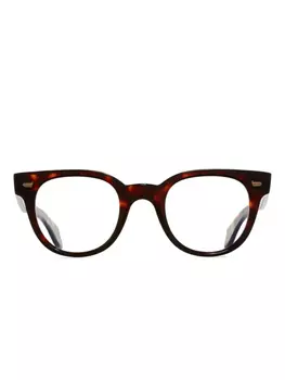 Очки в круглой оправе Cutler & Gross 1392-02, коричневый