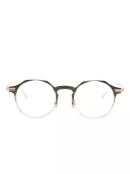 Очки в круглой оправе Cutler & Gross, зеленый