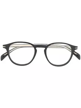 Очки в круглой оправе Eyewear by David Beckham, черный