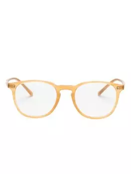 Очки в круглой оправе Finley 1993 года Oliver Peoples, желтый