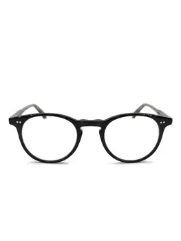 Очки в круглой оправе Garrett Leight, черный