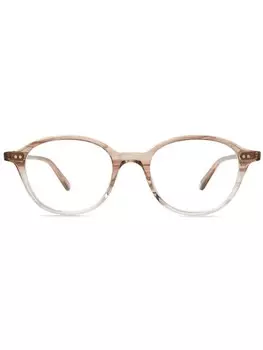 Очки в круглой оправе Garrett Leight, коричневый