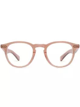 Очки в круглой оправе Garrett Leight, розовый