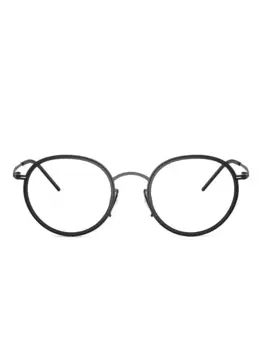 Очки в круглой оправе GIORGIO ARMANI, черный