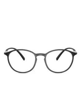 Очки в круглой оправе GIORGIO ARMANI, черный