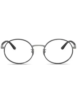 Очки в круглой оправе Giorgio Armani, серый