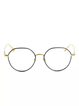 Очки в круглой оправе Linda Farrow, черный
