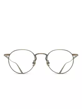 Очки в круглой оправе Matsuda, золотой