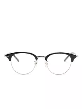 Очки в круглой оправе Montblanc, черный