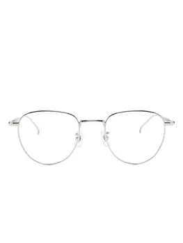 Очки в круглой оправе Montblanc, серебряный