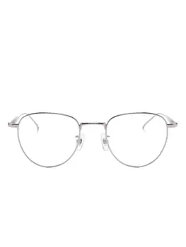 Очки в круглой оправе Montblanc, серебряный