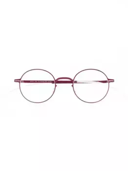 Очки в круглой оправе Mykita, красный