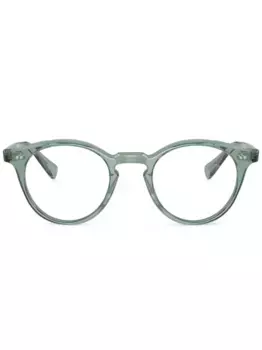Очки в круглой оправе Oliver Peoples, зеленый