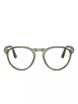 Очки в круглой оправе Persol, зеленый