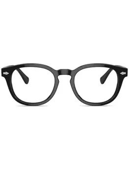 Очки в круглой оправе Polo Ralph Lauren, черный