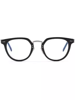 Очки в круглой оправе Prada Eyewear, черный