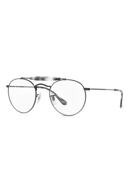 Очки в круглой оправе Ray-Ban, черный