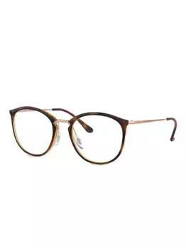 Очки в круглой оправе Ray-Ban, коричневый
