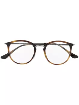 Очки в круглой оправе Ray-Ban, коричневый