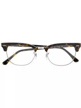 Очки в круглой оправе Ray-Ban, коричневый