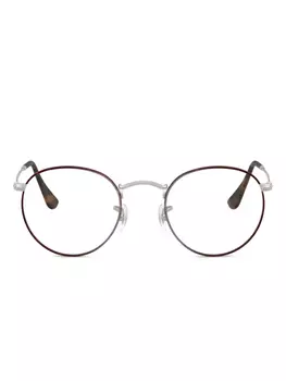 Очки в круглой оправе RB3447V Ray-Ban, серебряный