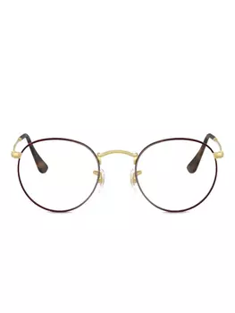 Очки в круглой оправе RB3447V Ray-Ban, золотой