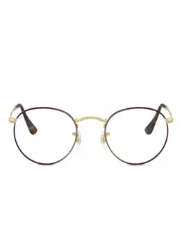 Очки в круглой оправе RB3447V Ray-Ban, золотой