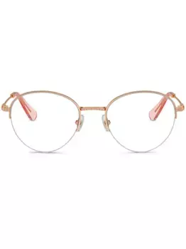 Очки в круглой оправе Swarovski, розовый