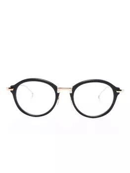 Очки в круглой оправе Thom Browne Eyewear, синий