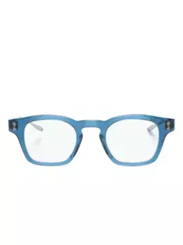 Очки в квадратной оправе Akoni, серебяный