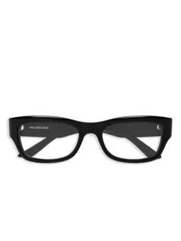 Очки в квадратной оправе Balenciaga Eyewear, черный