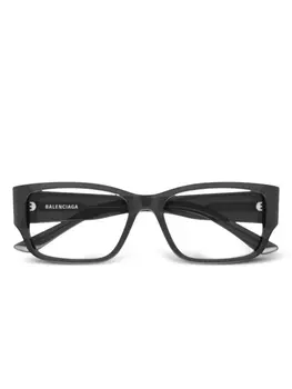 Очки в квадратной оправе Balenciaga Eyewear, серый