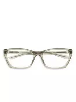 Очки в квадратной оправе Balenciaga Eyewear, серый