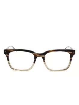Очки в квадратной оправе Barton Perreira, коричневый
