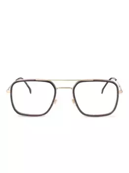 Очки в квадратной оправе Carrera, золотой