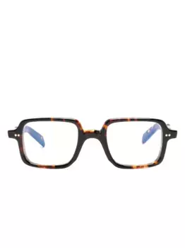 Очки в квадратной оправе черепаховой расцветки Cutler & Gross, коричневый