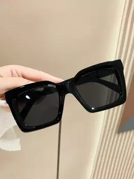 Очки в квадратной оправе, черный