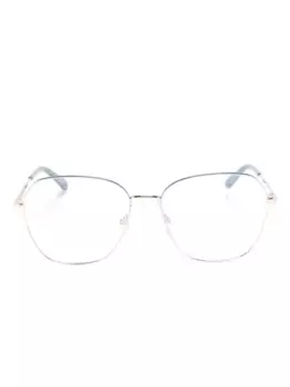 Очки в квадратной оправе Chiara Ferragni, золотой