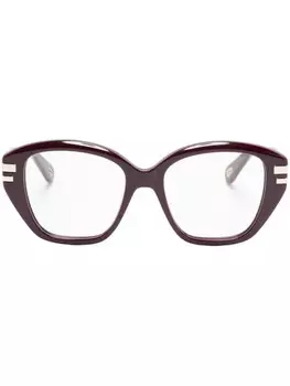Очки в квадратной оправе Chlo Eyewear, красный