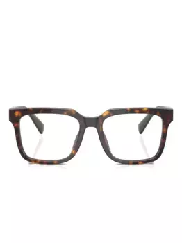 Очки в квадратной оправе Dolce & Gabbana Eyewear, коричневый