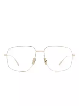 Очки в квадратной оправе Givenchy Eyewear, золотой