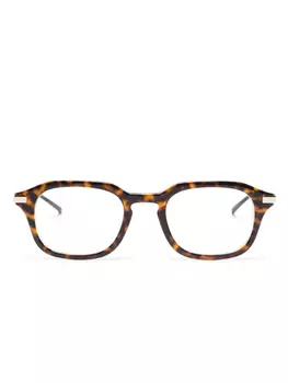Очки в квадратной оправе Gucci Eyewear, коричневый